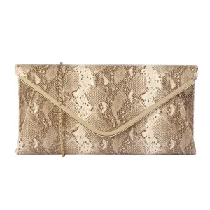 Lotus Sommerton NATURAL SNAKE Occasion Wear Clutch Bag