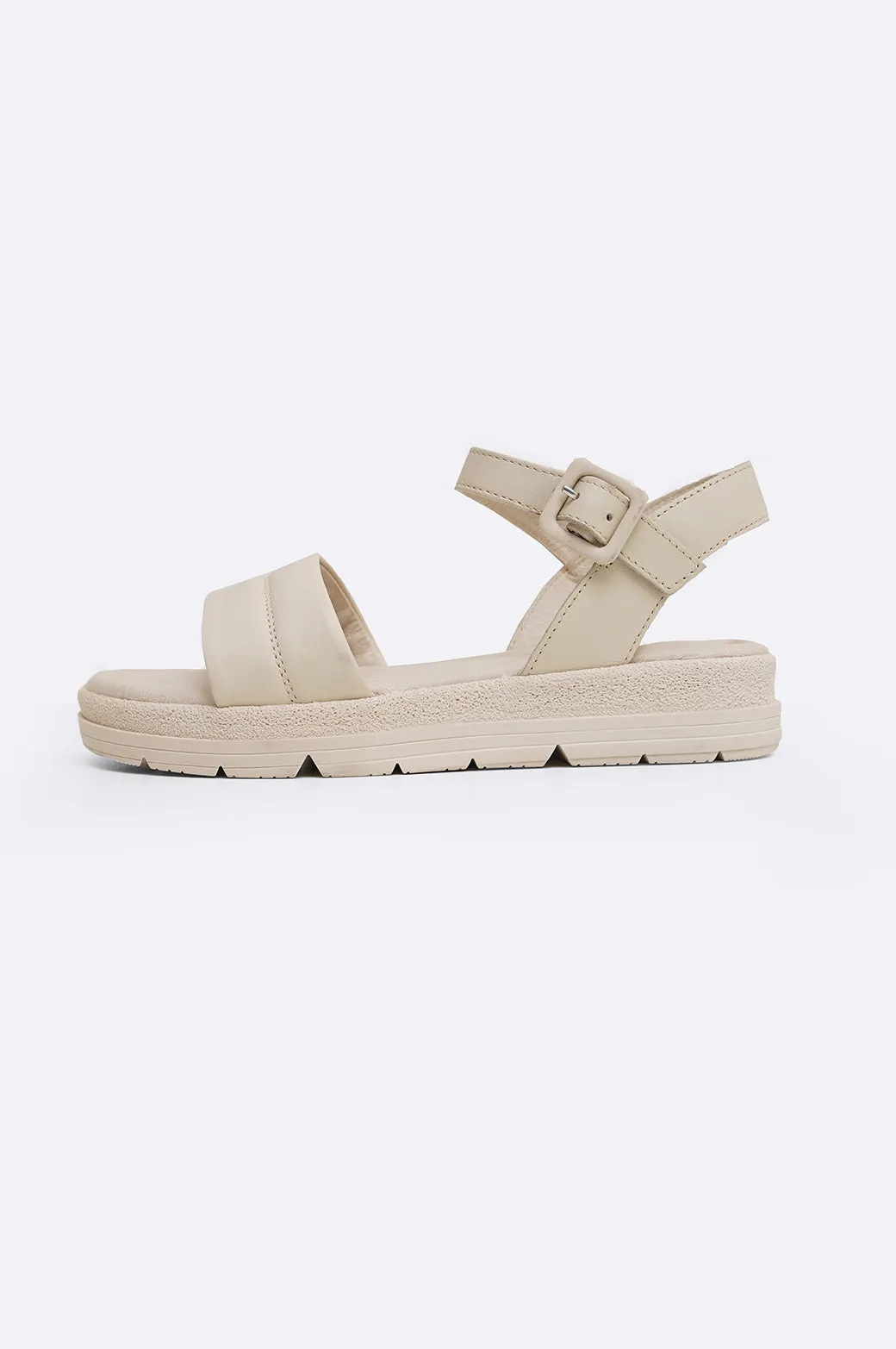 MEMORY FOAM LEATHER SANDALS