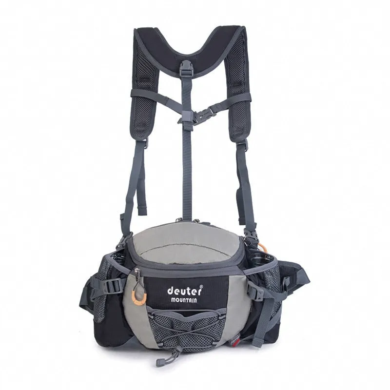 Multi-Use Shoulder Waist Bag for Hiking, Camping, Climbing, Cycling, Fishing, Running, Fitness, Gym, and Sports
