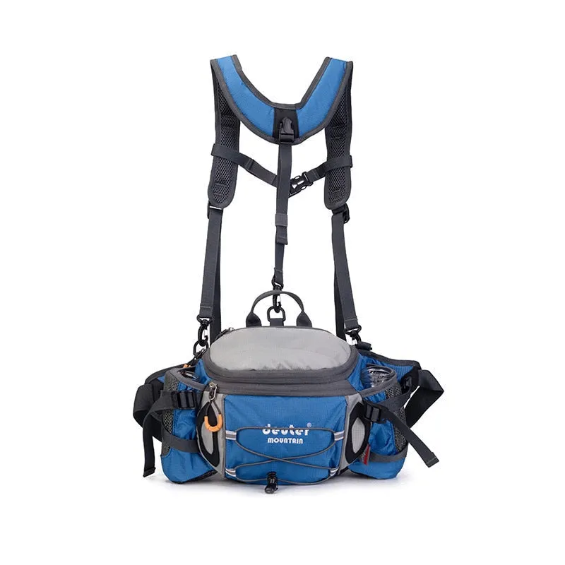 Multi-Use Shoulder Waist Bag for Hiking, Camping, Climbing, Cycling, Fishing, Running, Fitness, Gym, and Sports