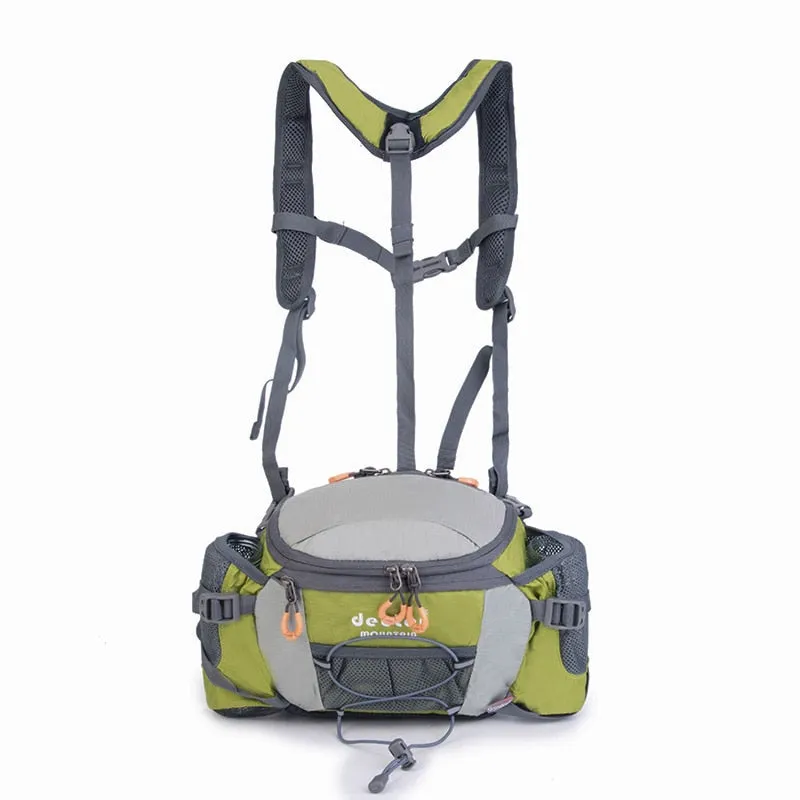 Multi-Use Shoulder Waist Bag for Hiking, Camping, Climbing, Cycling, Fishing, Running, Fitness, Gym, and Sports