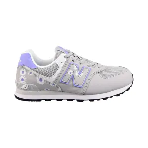 New Balance 574 Big Kids' Shoes Grey-Purple