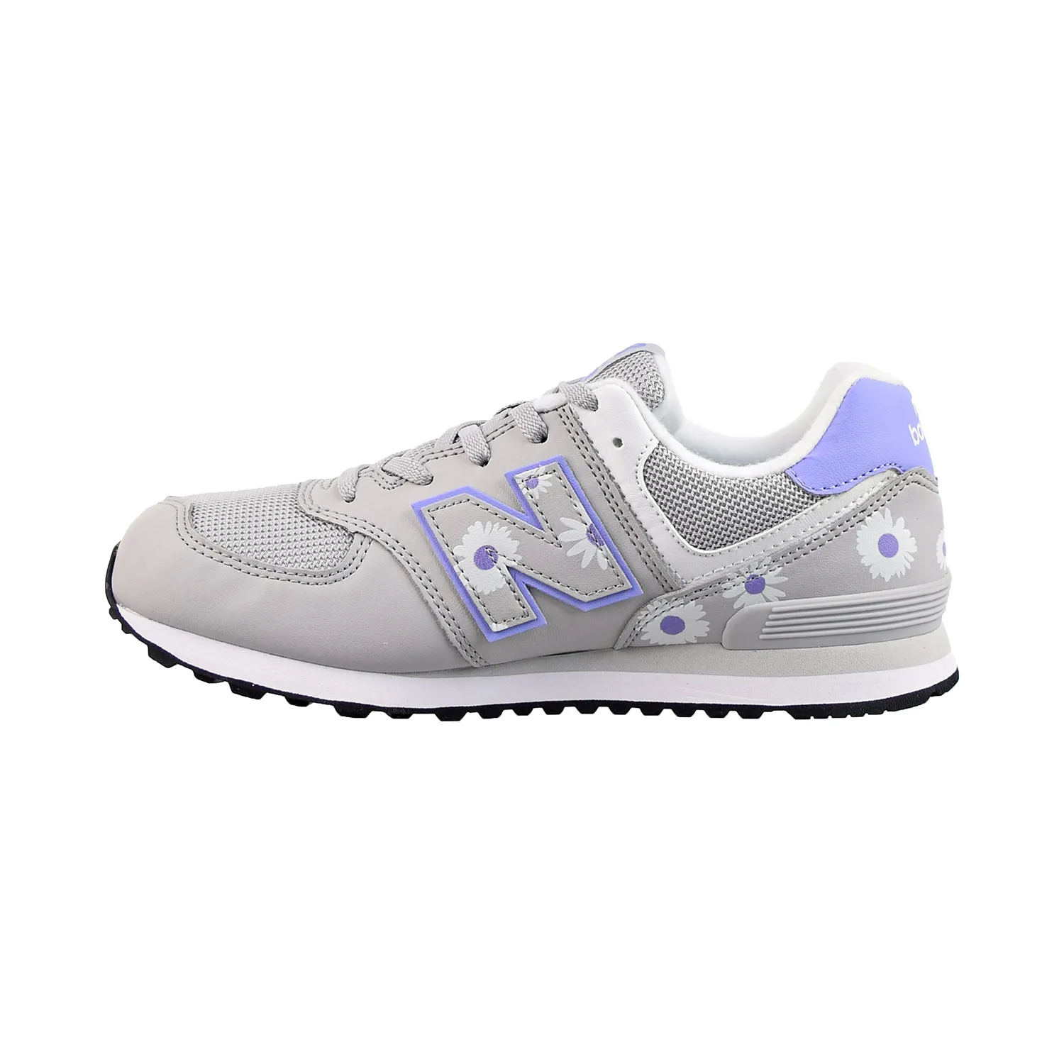 New Balance 574 Big Kids' Shoes Grey-Purple