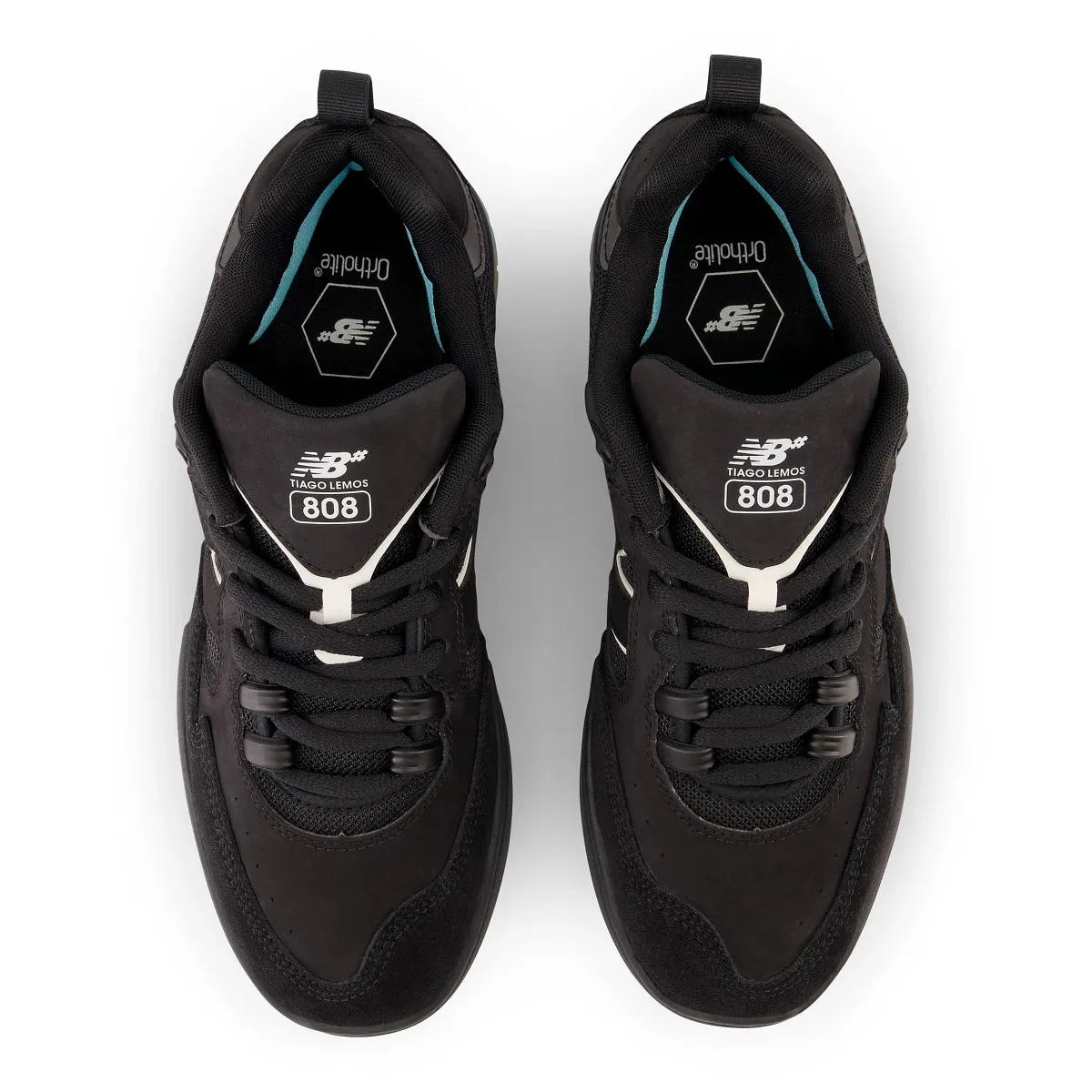 New Balance Numeric 808 Tiago Lemos Skateboard Shoe - Black/Black