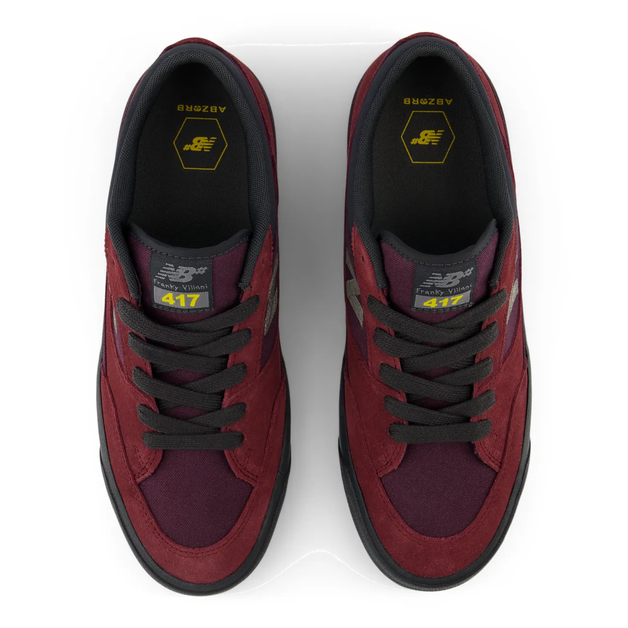 New Balance Numeric Men's Franky Villani 417 Low Nb Burgundy Phantom Shoes