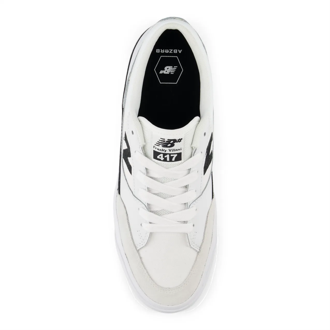 New Balance Numeric Men's Franky Villani 417 Low White Black Shoes