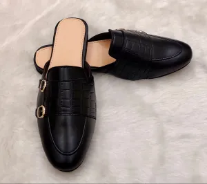New Imported Monk Strap mules Comfort Shoes with Strap Decoration For Men-