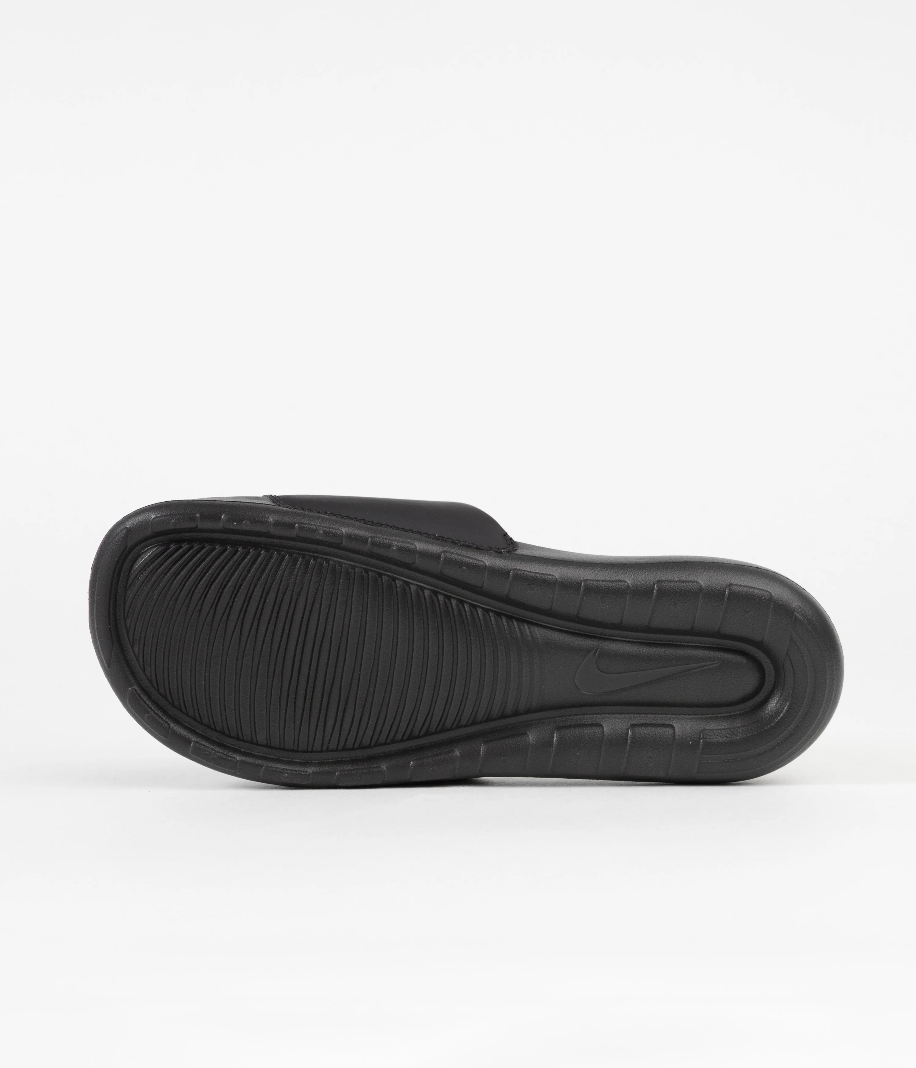 Nike SB Victori One Slides - Black / White - Black