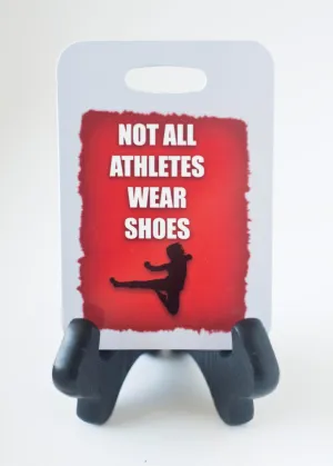 Not All Athletes Wear Shoes Karate Bag Tag