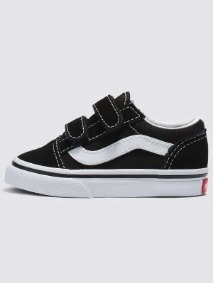 Old Skool V Black Shoes (Little Kids)