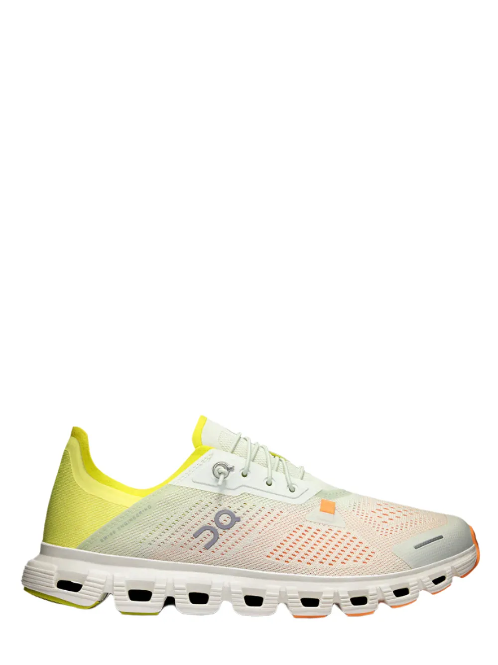 On Running Women's Cloud 6 Coast Sneaker in Aloe/Limelight