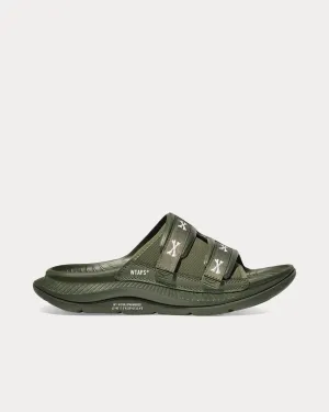 Ora Luxe Four Leaf Clover / White Slides