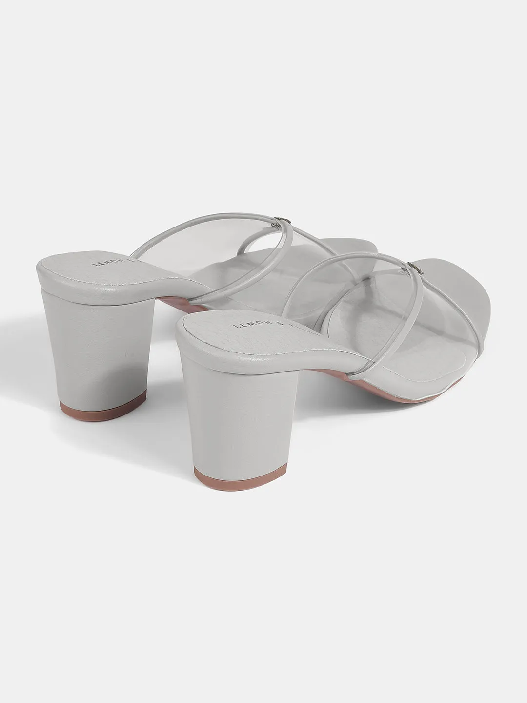 Party Wear Block Heel Slides
