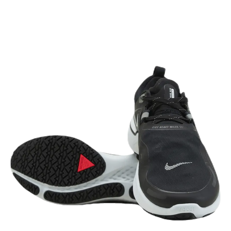 React Miler Shield White/Black
