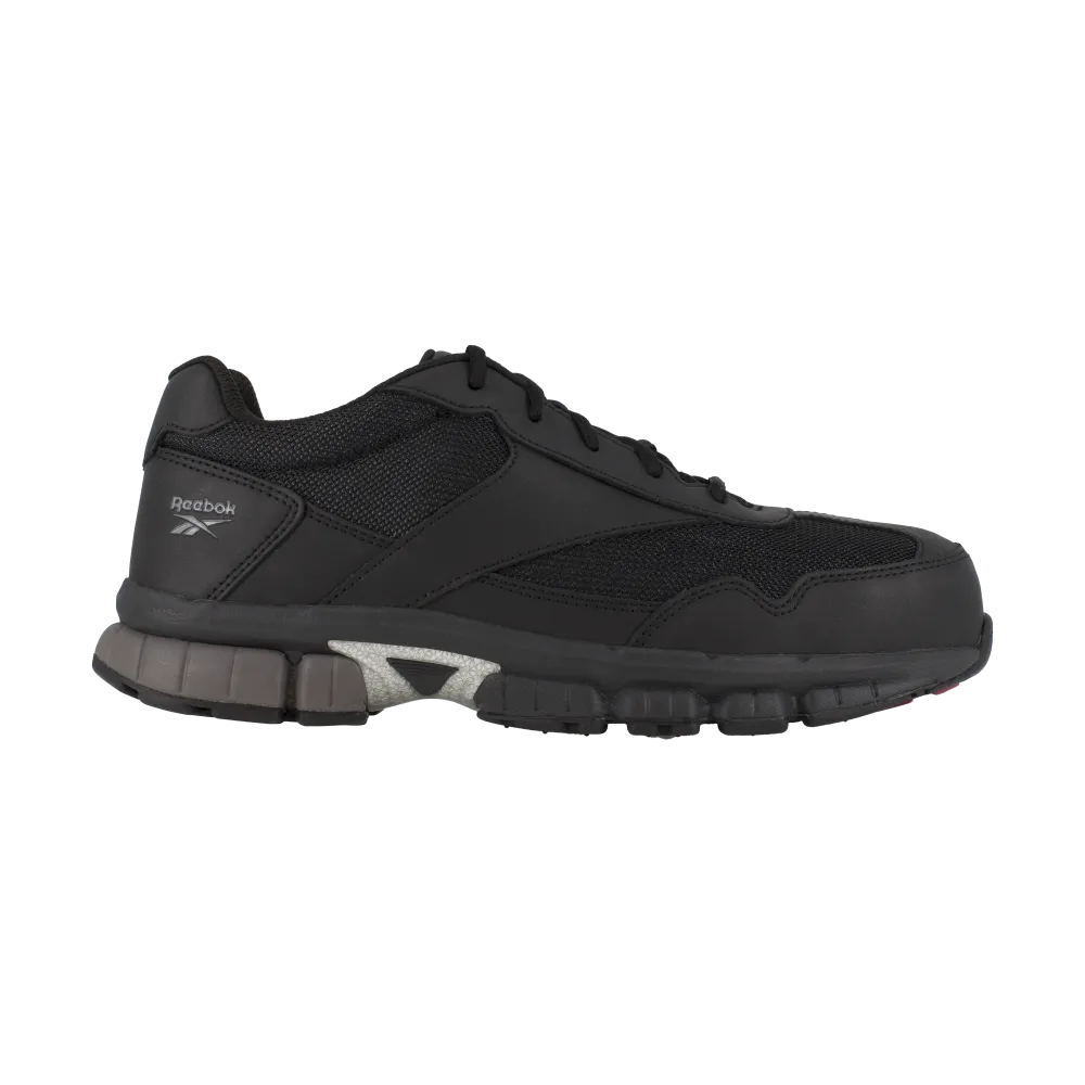 Reebok RB459 Women's Ketia Athletic Composite Toe Work Shoes - Black/Silver