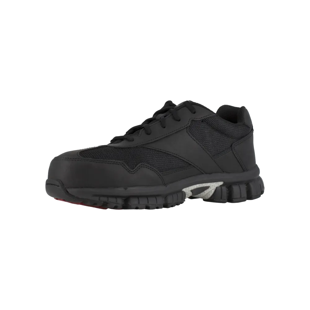 Reebok RB459 Women's Ketia Athletic Composite Toe Work Shoes - Black/Silver