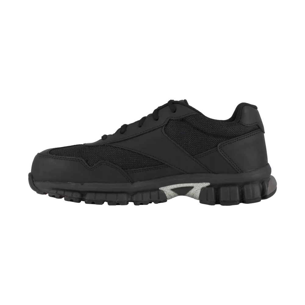 Reebok RB459 Women's Ketia Athletic Composite Toe Work Shoes - Black/Silver