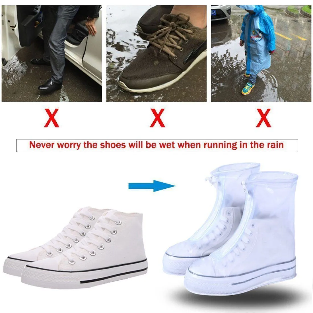 Reusable Rain  Boots Overshoes