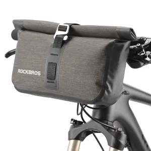 RockBros Roll Handlebar Bag: Large Capacity Top Tube Frame Bag (5-6L)