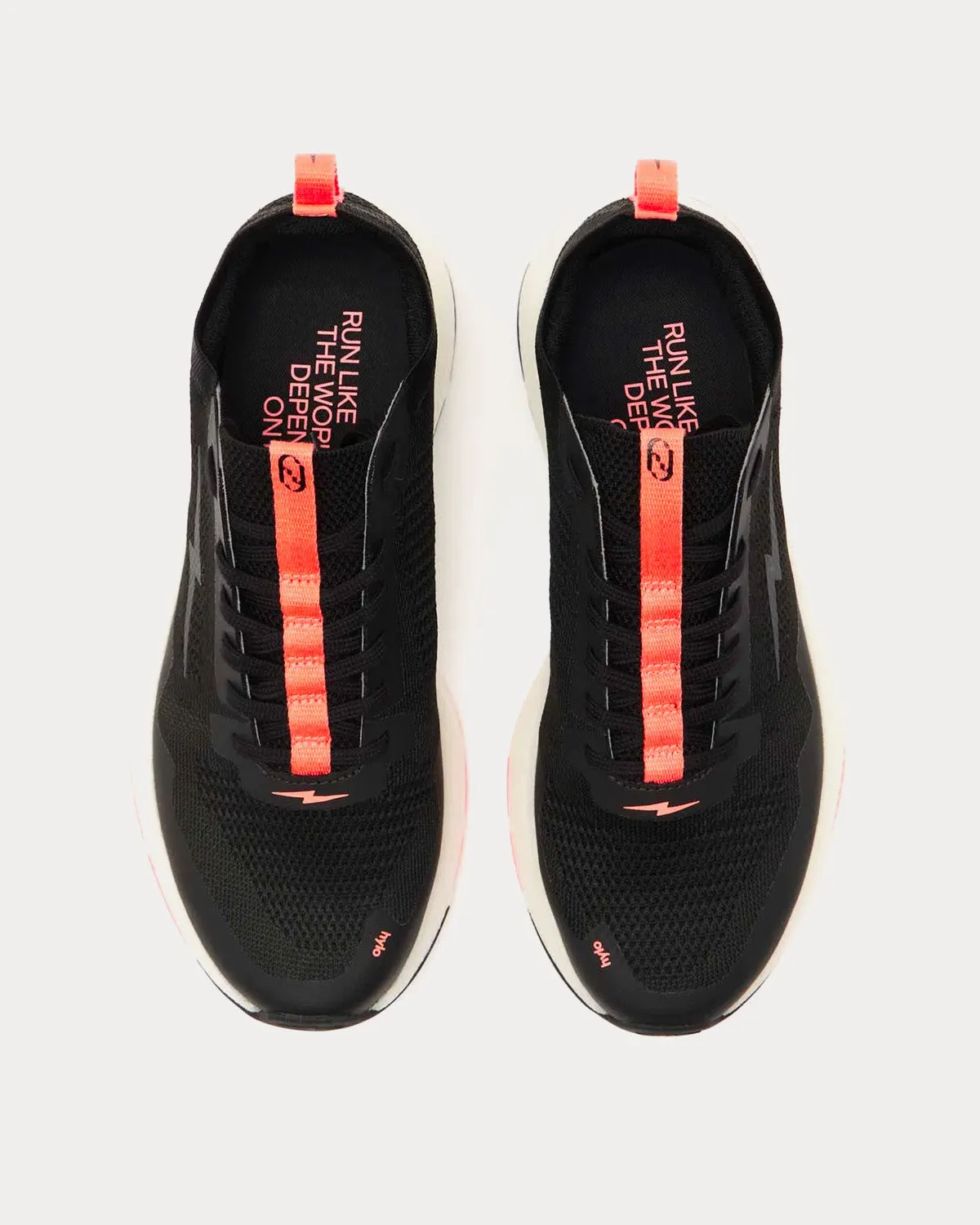 Run Black / Coral Running Shoes