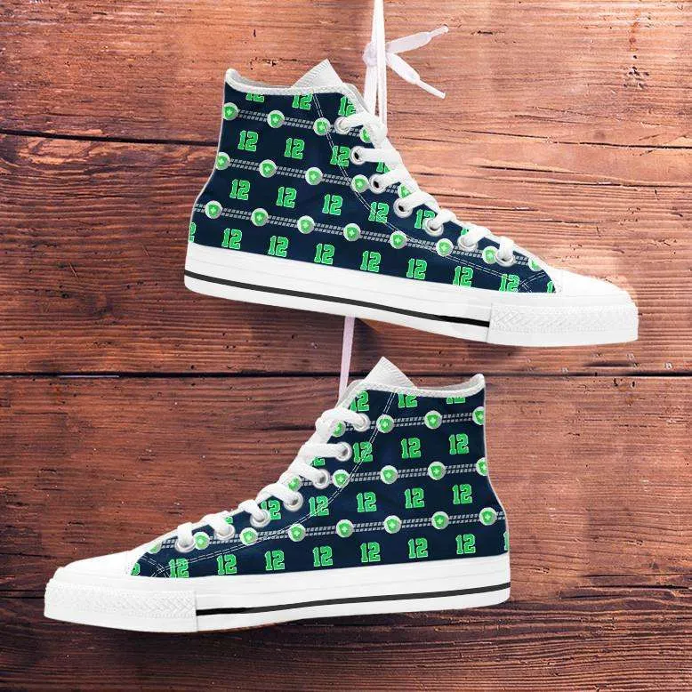 Seattle Nurse Canvas High Top Shoes Hi Top Sneakers