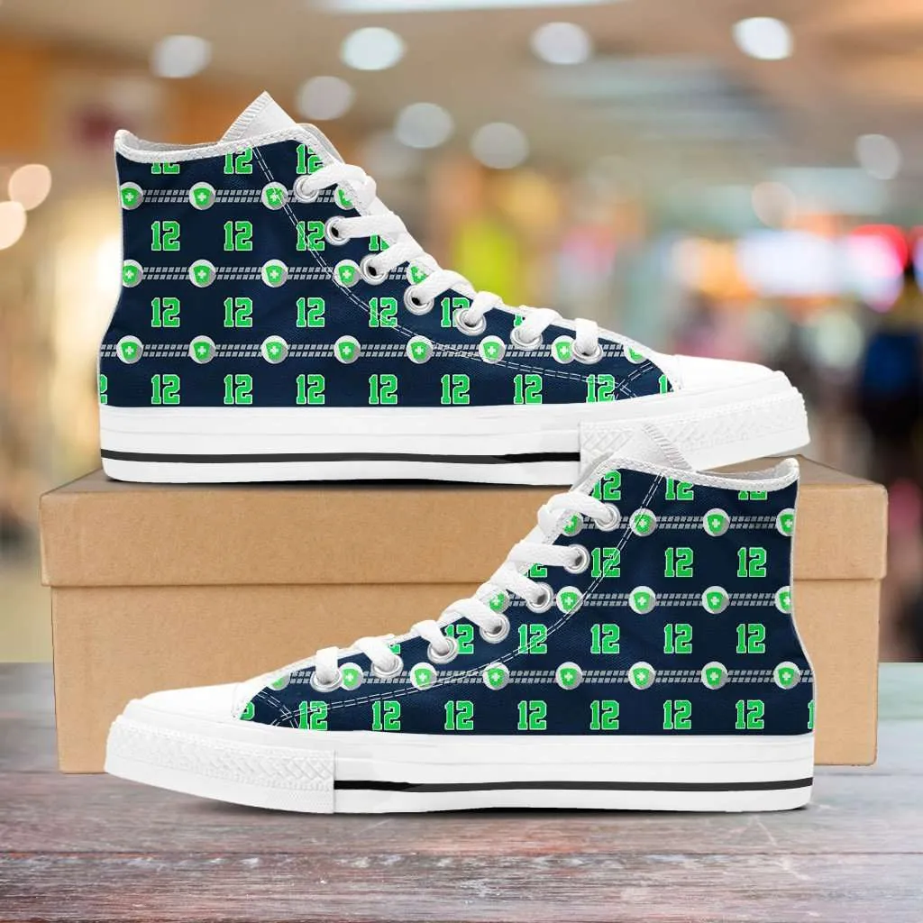 Seattle Nurse Canvas High Top Shoes Hi Top Sneakers