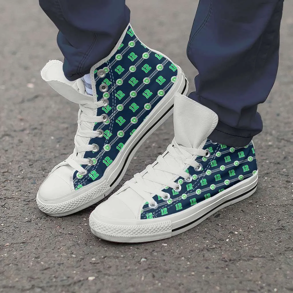 Seattle Nurse Canvas High Top Shoes Hi Top Sneakers