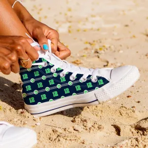 Seattle Nurse Canvas High Top Shoes Hi Top Sneakers