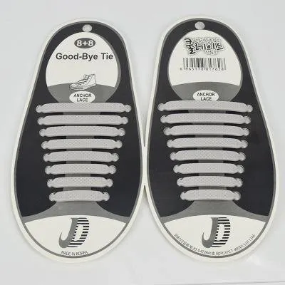 Silicone Elastic Shoe Laces (16 Pcs)