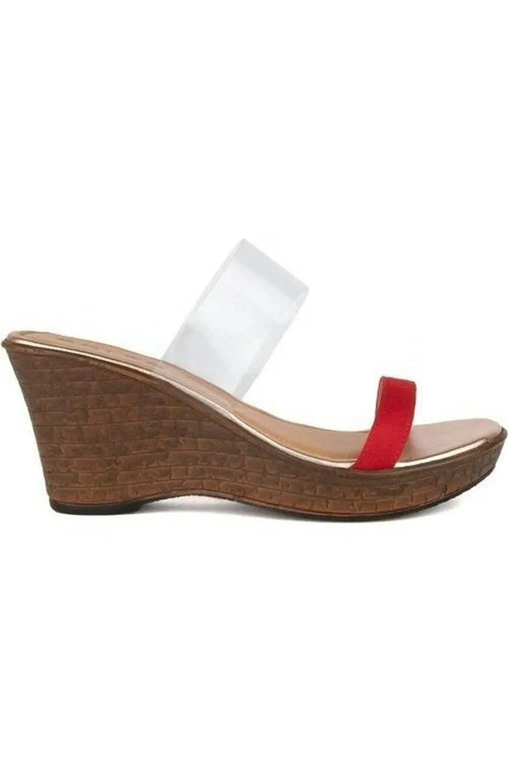SOLES Maroon Wedges - Unique & Stylish Footwear