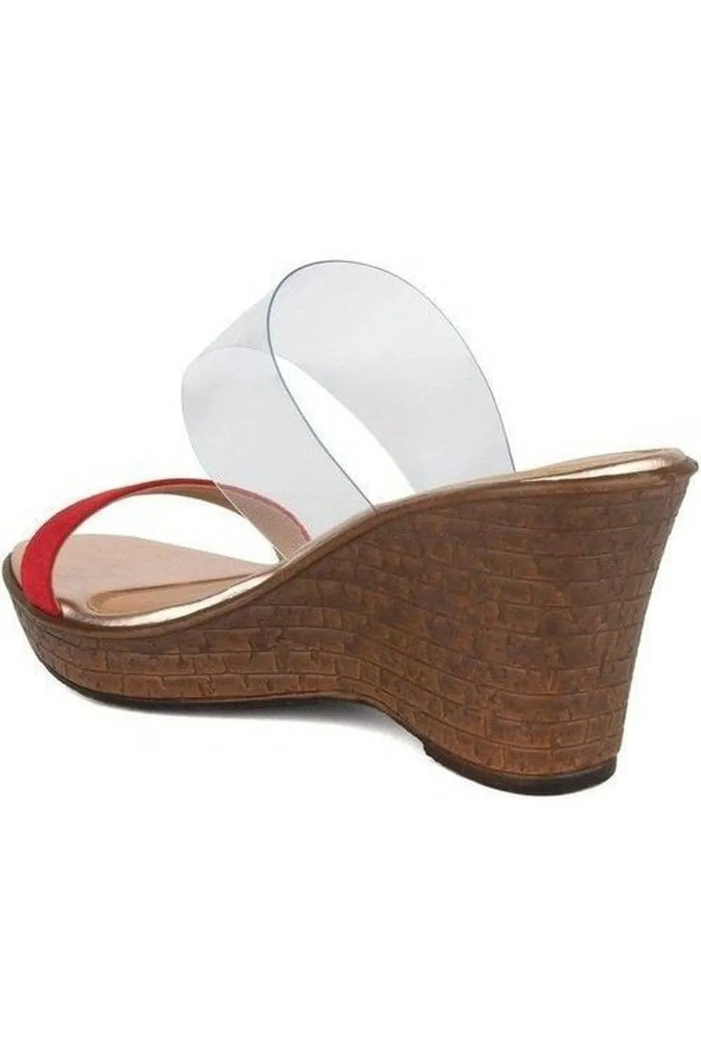 SOLES Maroon Wedges - Unique & Stylish Footwear