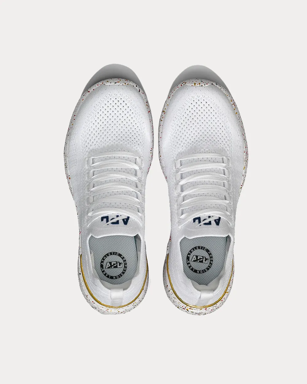 TechLoom Breeze White / Gold / Speckle Running Shoes