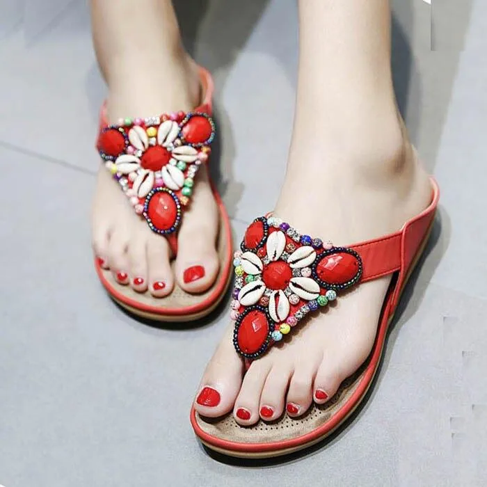 Vanccy Summer Bohemia beach slipper