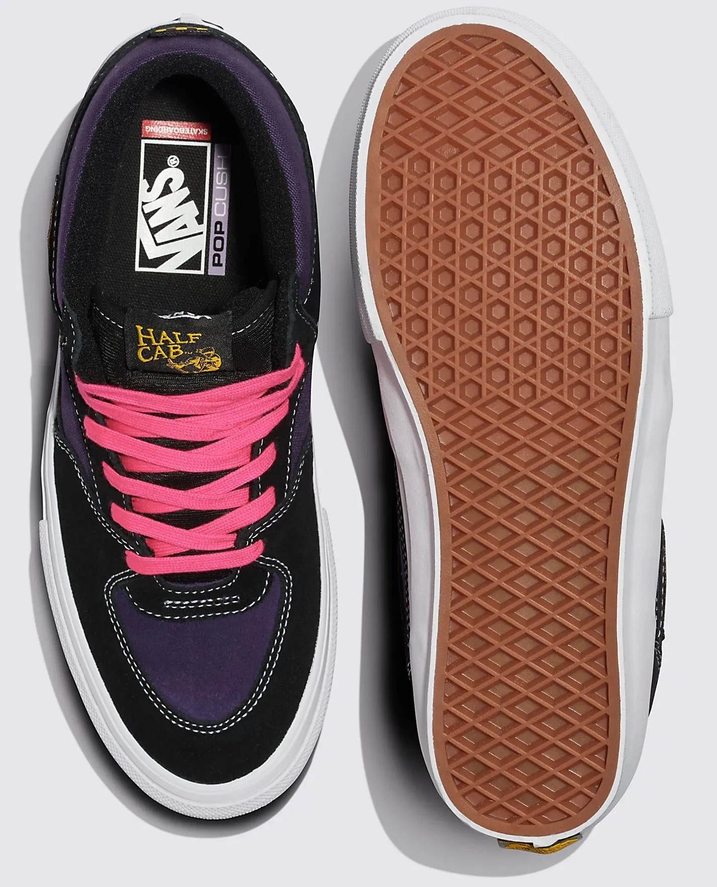 Vans - Skate Half Cab Shoes | Black Purple