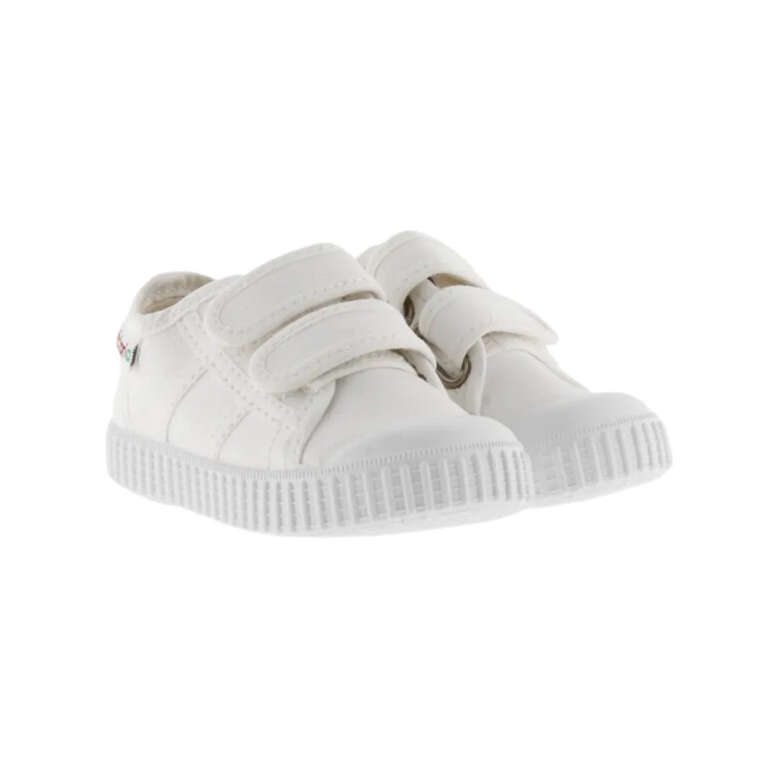 White Canvas Trainers