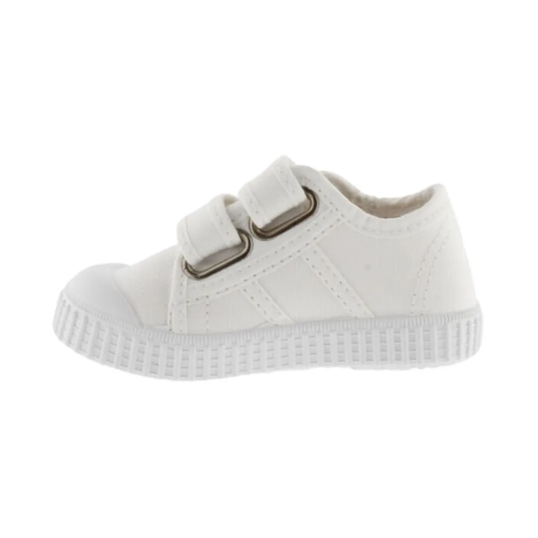White Canvas Trainers