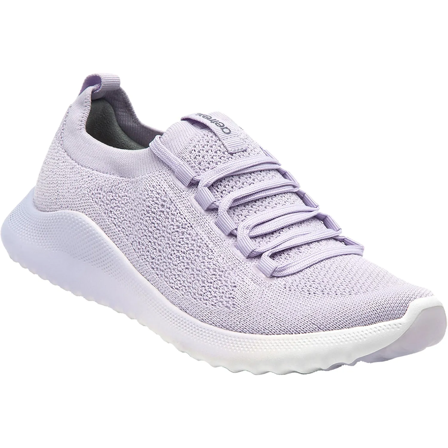 Women's Aetrex Carly Lilac Stretchy Knit Fabric