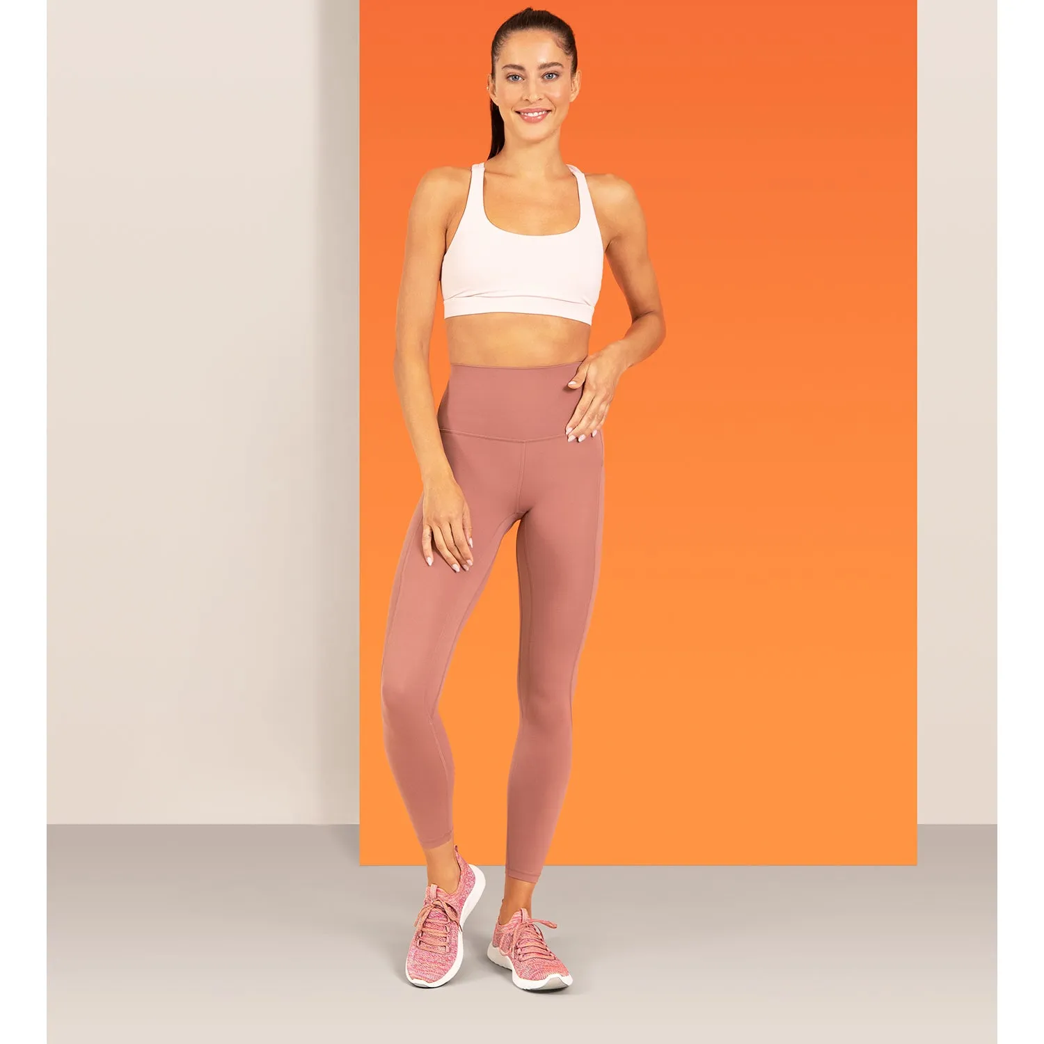 Women's Aetrex Carly Lilac Stretchy Knit Fabric