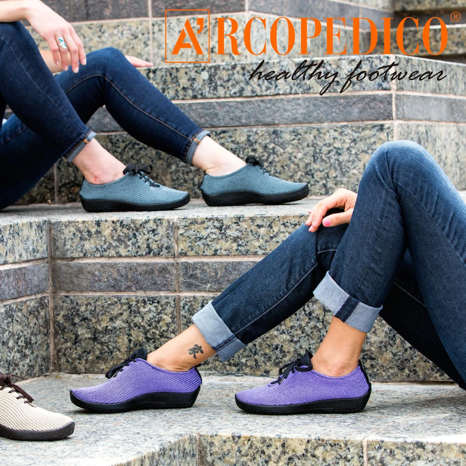 Women's Arcopedico LS Bordeaux Knit Fabric