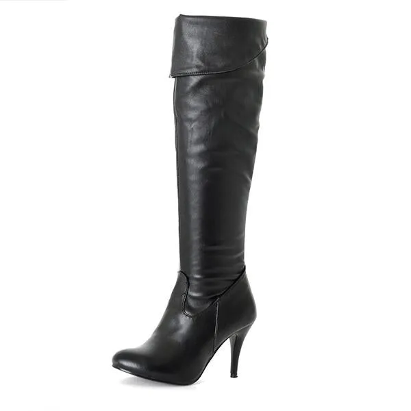 Women's Fashionable Casual Stiletto Over-the-Knee Boots 10642122S