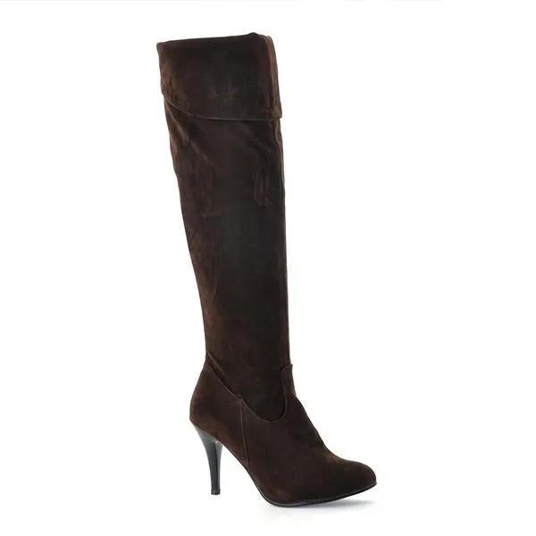 Women's Fashionable Casual Stiletto Over-the-Knee Boots 10642122S