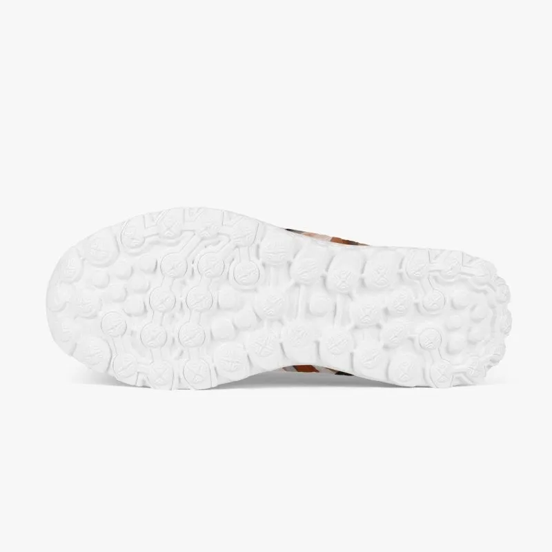 Women's Slip-On Mesh Running Shoes - Futuristic graphic style
